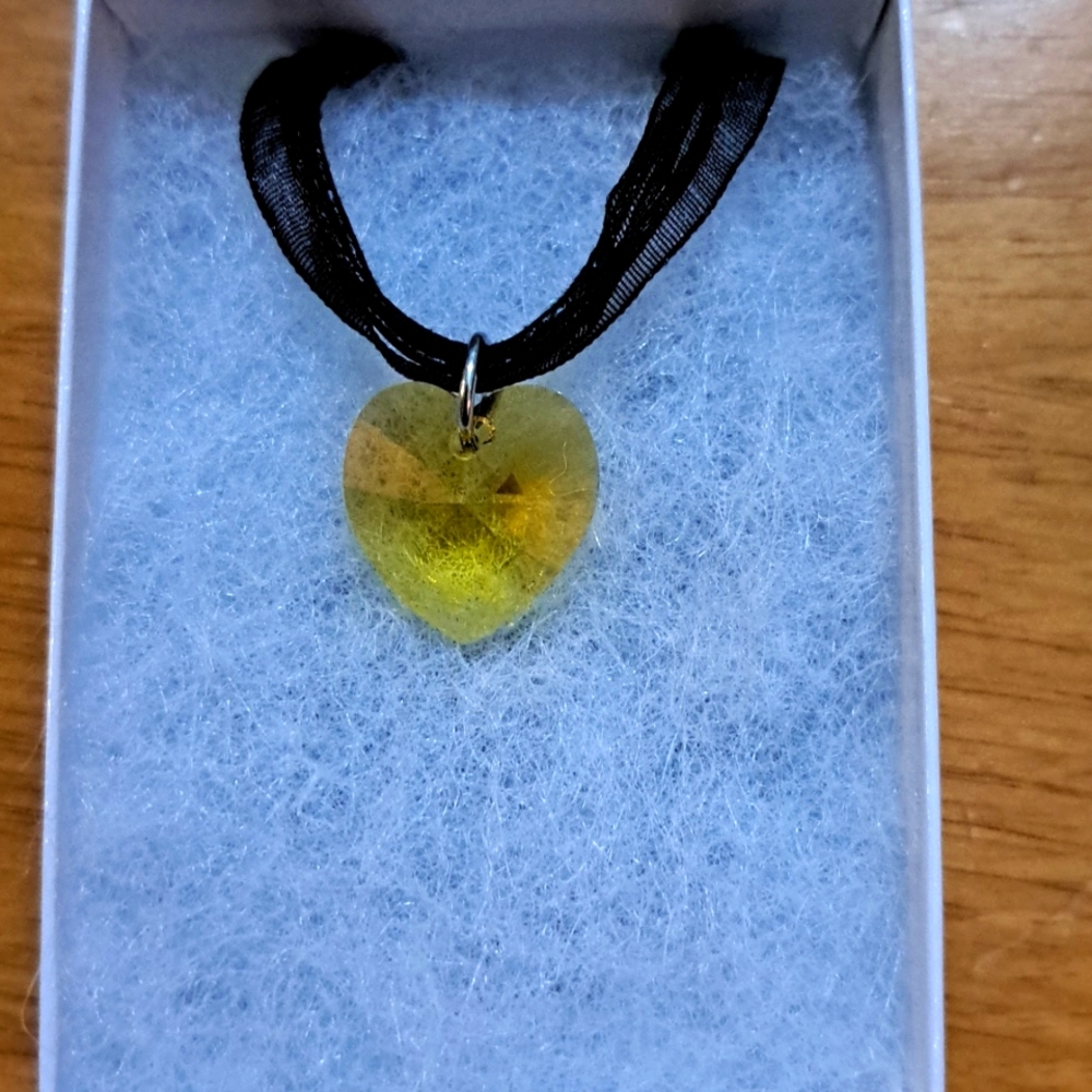 🔥CLEARANCE! Sunny Day Crystal Heart Necklace